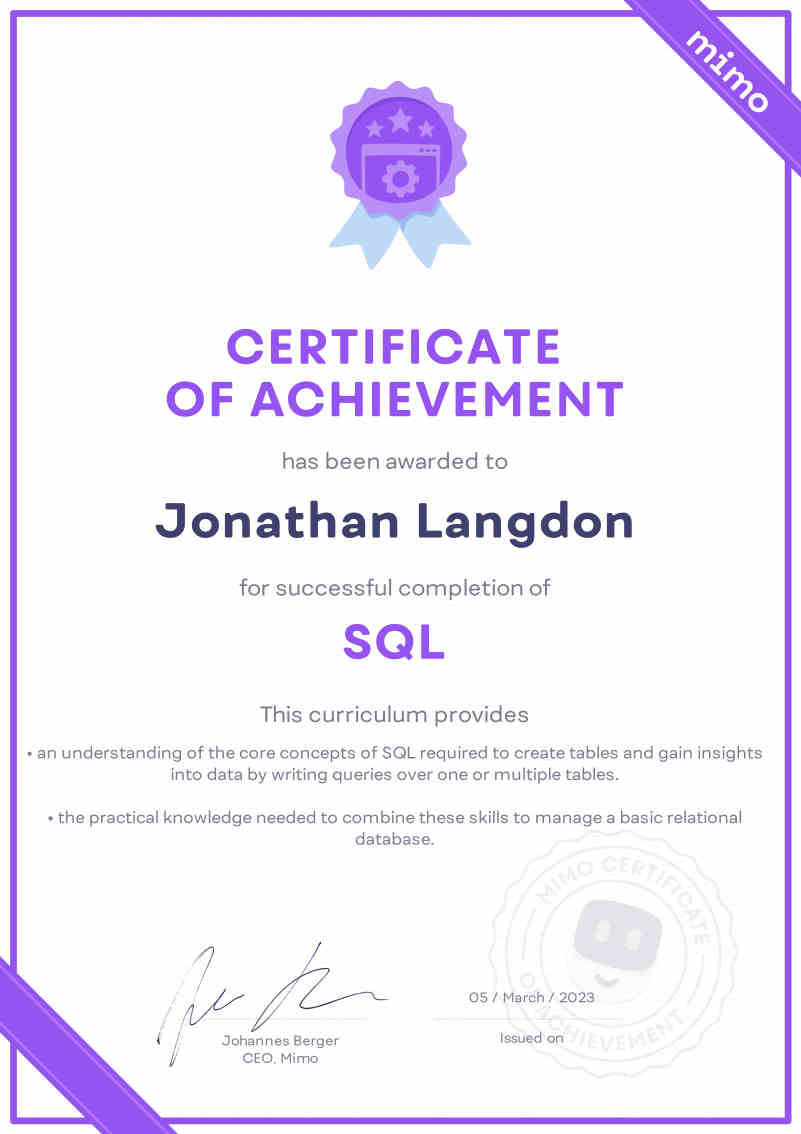 mimo SQL